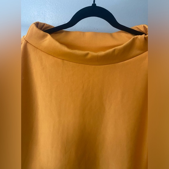 Skirt mid-lenght mustard color NWOT - Picture 15 of 16